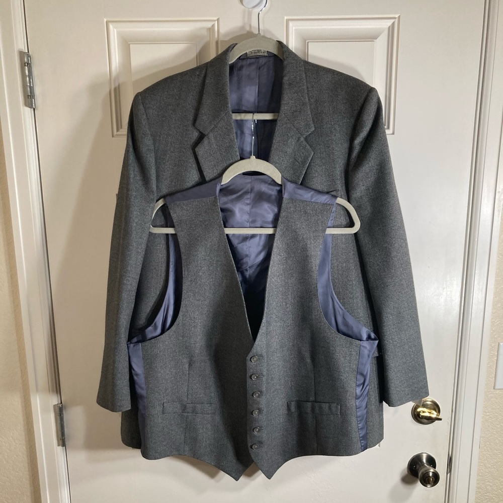 Dior suit jacket and vest